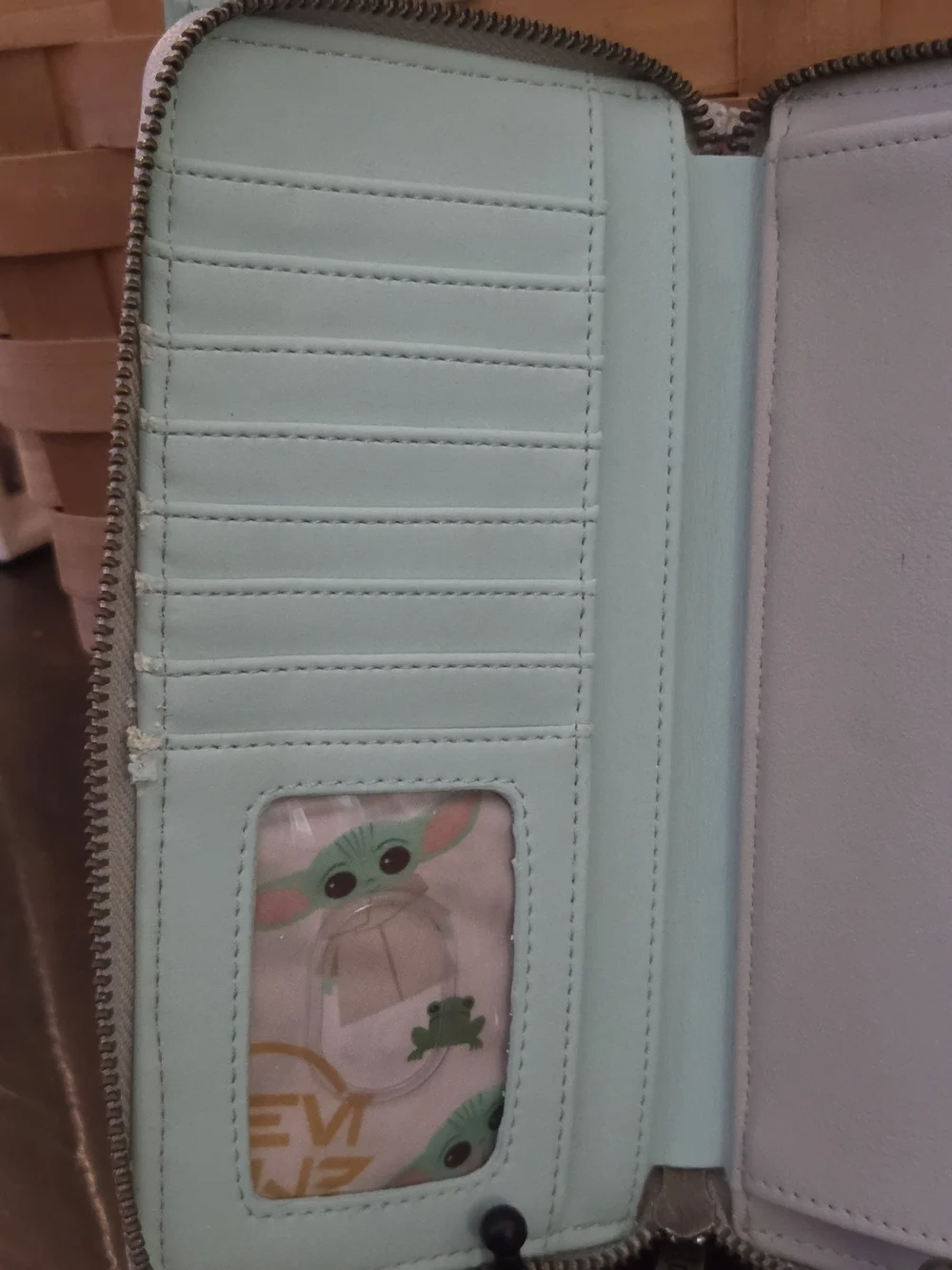 Loungefly Star Wars The Child Grogu The Mandalorian Zip Around Wallet